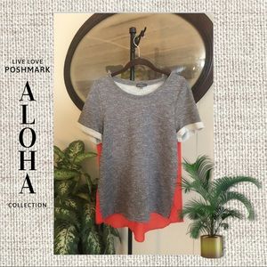Stitch Fix Market & Spruce mixed fabric top